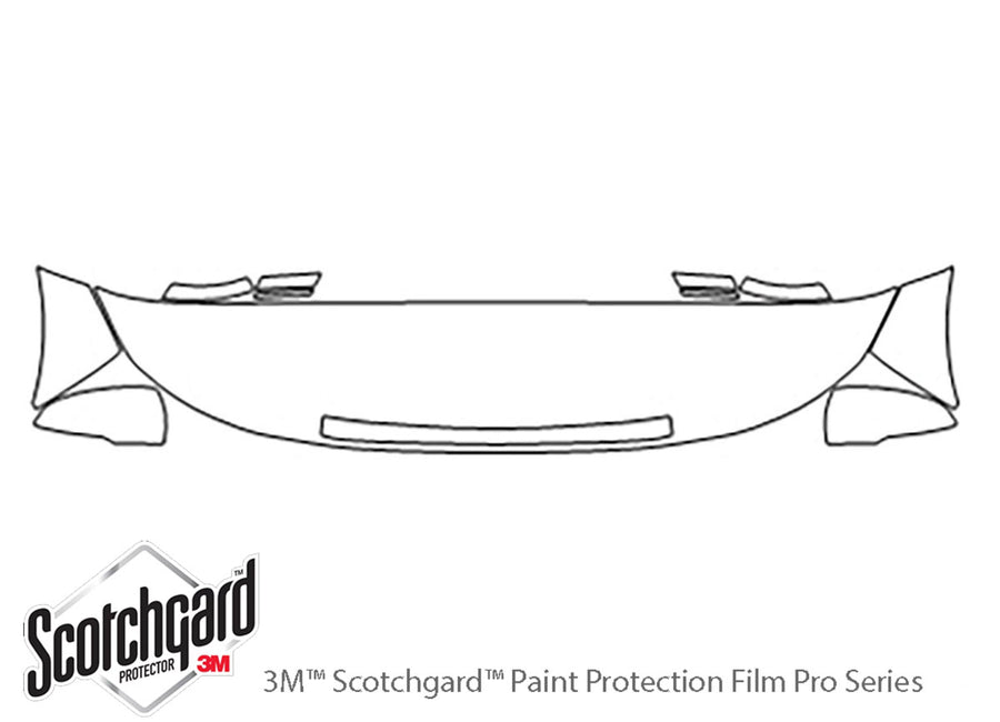 lr4 3M Clear Bra Hood Precut PPF Diagram