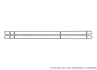 lr4 3M Clear Bra Door Cup Precut PPF Diagram