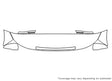 lr4 3M Clear Bra Hood Precut PPF Diagram