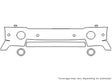 range rover 3M Clear Bra Bumper Precut PPF Diagram