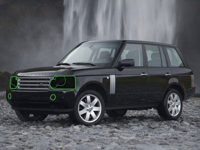 land rover range rover 2006-2009 Headlight Tint Location