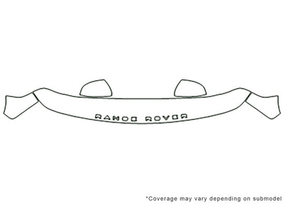 range rover Avery Dennison Clear Bra Hood Precut PPF Diagram