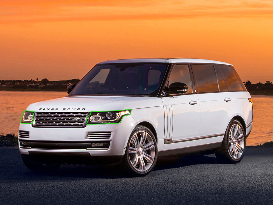 land rover range rover 2013-2017 Headlight Protection Installation Location