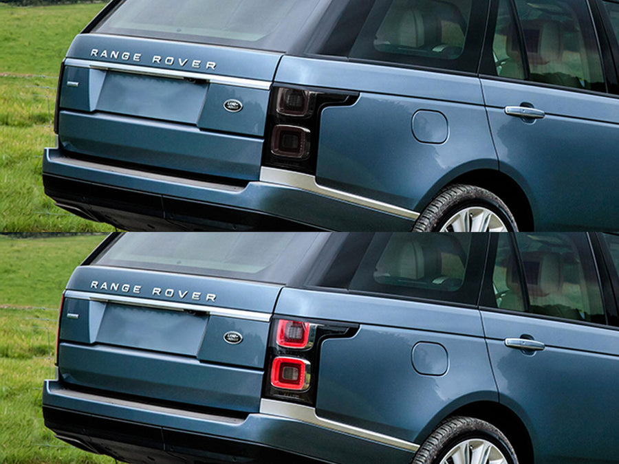 range rover Before and After Smoked Taillights