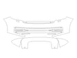 range rover 3M Clear Bra Bumper Precut PPF Diagram