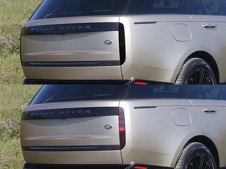 range rover Before and After Smoked Taillights