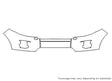 range rover evoque 3M Clear Bra Bumper Precut PPF Diagram