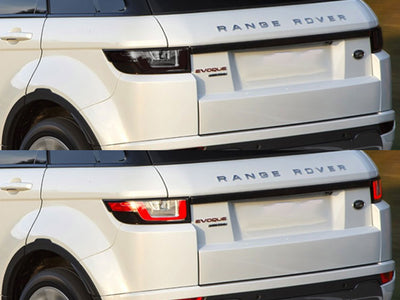 range rover evoque Before and After Smoked Taillights