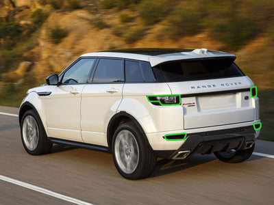 range rover evoque Tail Light Tint Installation Points