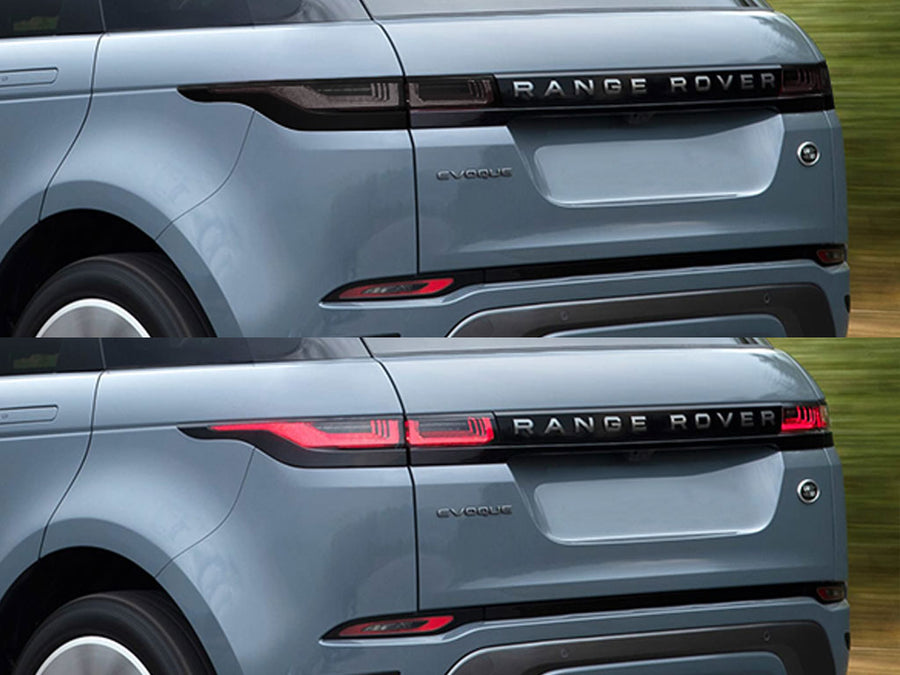 range rover evoque Before and After Smoked Taillights