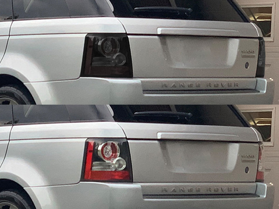 range rover sport Before and After Smoked Taillights
