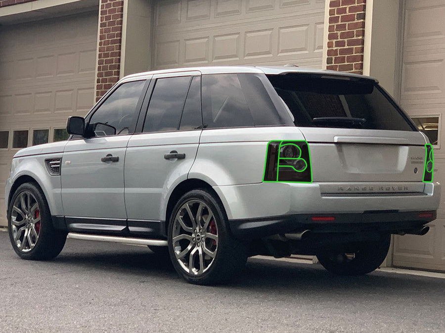 range rover sport Tail Light Tint Installation Points