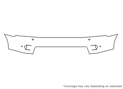 range rover sport 3M Clear Bra Bumper Precut PPF Diagram