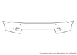 range rover sport Avery Dennison Clear Bra Bumper Precut PPF Diagram