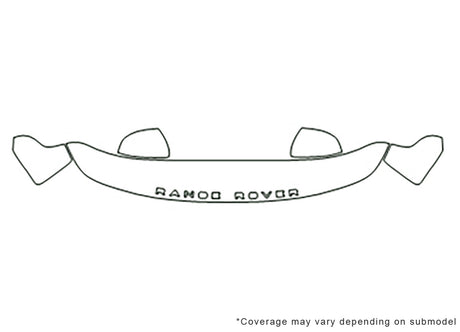 range rover sport 3M Clear Bra Hood Precut PPF Diagram