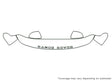 range rover sport Avery Dennison Clear Bra Hood Precut PPF Diagram