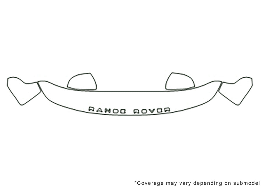 range rover sport Avery Dennison Clear Bra Hood Precut PPF Diagram