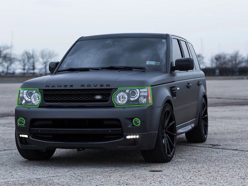 land rover range rover sport 2010-2013 Headlight Protection Installation Location