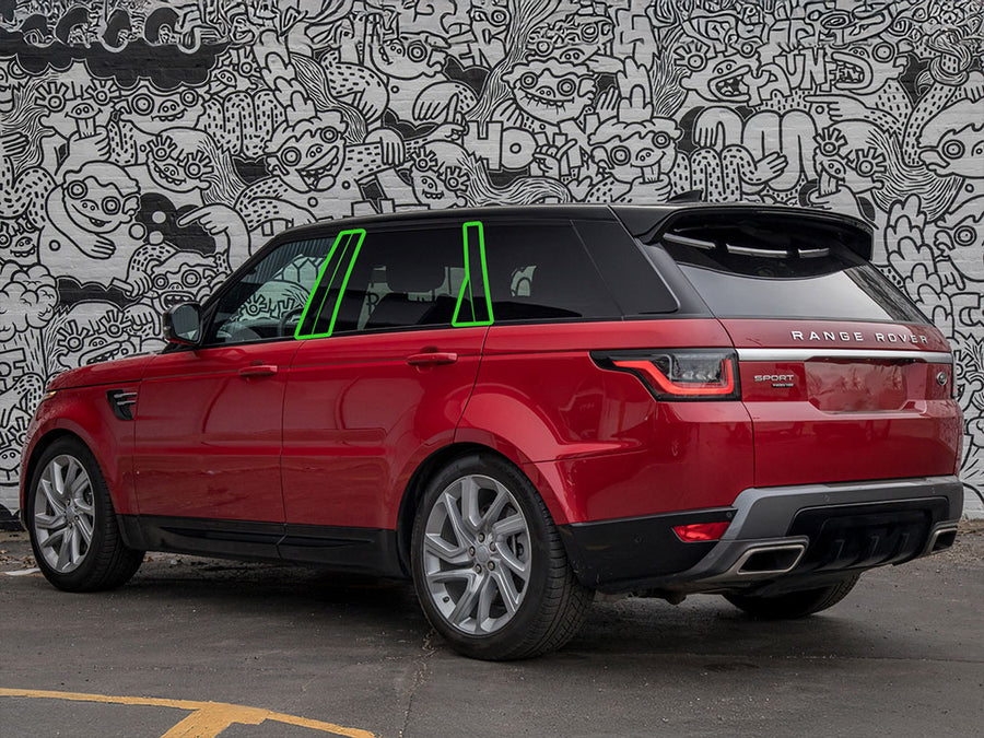 land rover range rover sport 2014-2021 Pillar Post Trim Installation Location