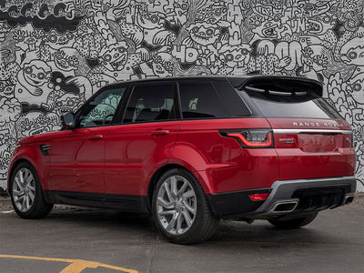 land rover range rover sport 2014-2021 Brushed Aluminum Black Pillar Trim