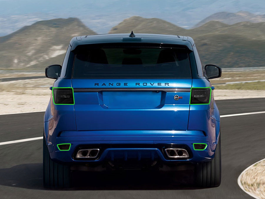range rover sport Tail Light Tint Installation Points