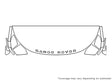 range rover velar 3M Clear Bra Hood Precut PPF Diagram