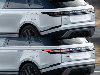 range rover velar Before and After Smoked Taillights