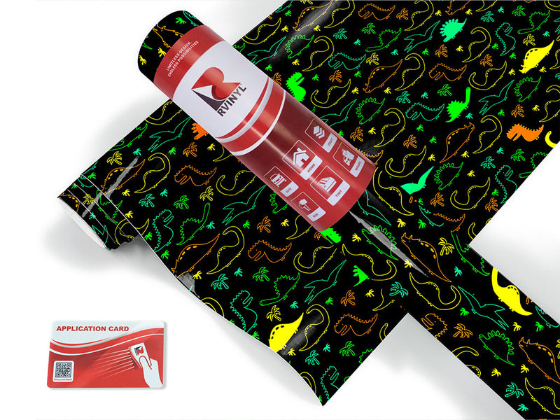 land rulers dinosaur Craft Vinyl Roll