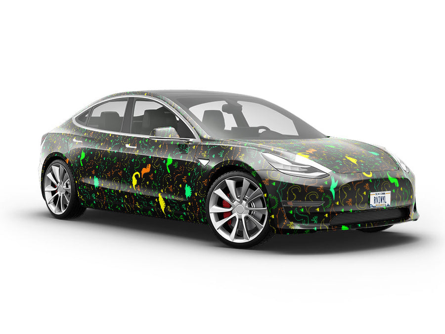 Land Rulers Dinosaur Vehicle Vinyl Wrap