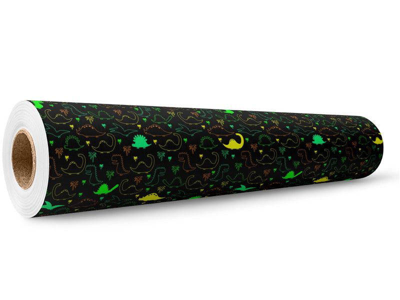 Land Rulers Dinosaur Wrap Film Wholesale Roll~Rwraps Series 914 Digitally Printed Vinyl Roll~5