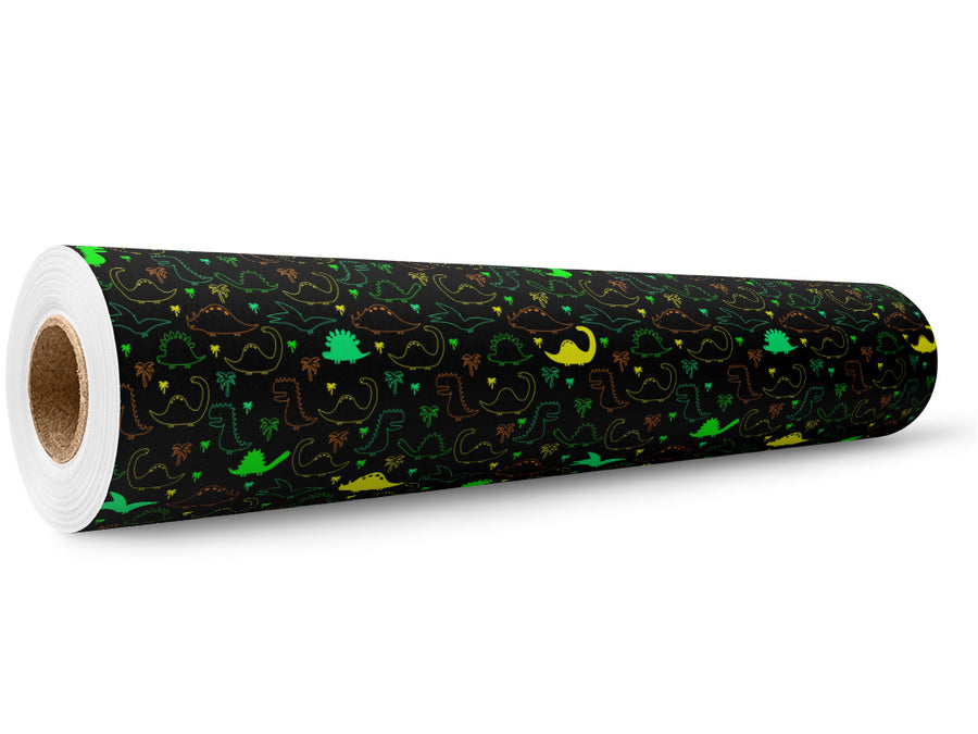 Land Rulers Dinosaur Wrap Film Wholesale Roll~Rwraps Series 914 Digitally Printed Vinyl Roll~5