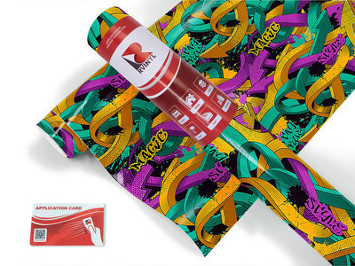 large burner graffiti Craft Vinyl Roll