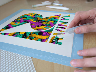 large burner graffiti Easy Weed Craft Vinyl