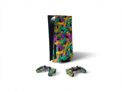 large burner graffiti Sony PS5 DIY Skin