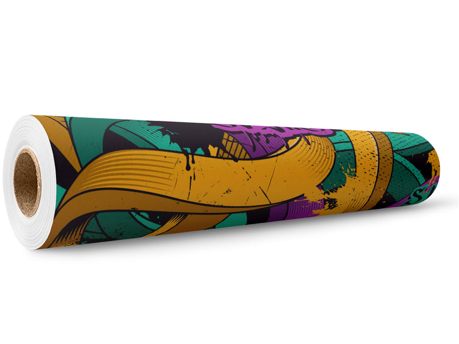 Large Burner Graffiti Wrap Film Wholesale Roll~Rwraps Series 914 Digitally Printed Vinyl Roll~5