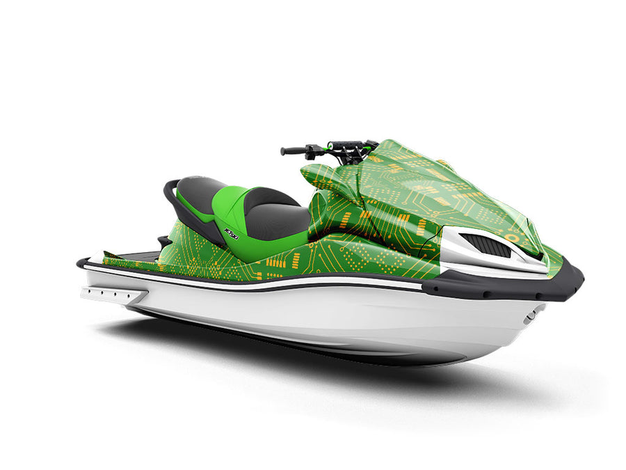 Large Clover Technology Jet Ski Vinyl Customized Wrap