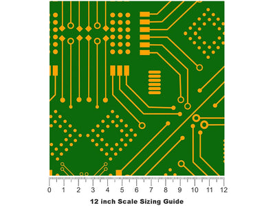 Large Clover Technology Vinyl Film Pattern Size 12 inch Scale~Rwraps Large Clover Technology Sizing Chart~3