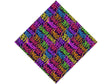 Large Columns Graffiti Vinyl Wrap Pattern