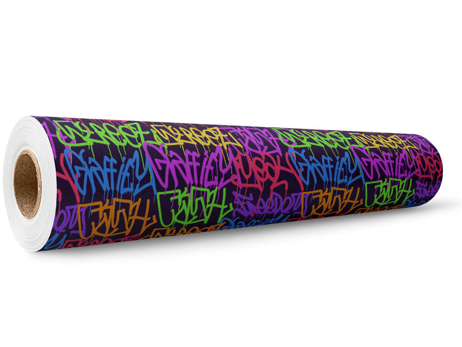 Large Columns Graffiti Wrap Film Wholesale Roll~Rwraps Series 914 Digitally Printed Vinyl Roll~5