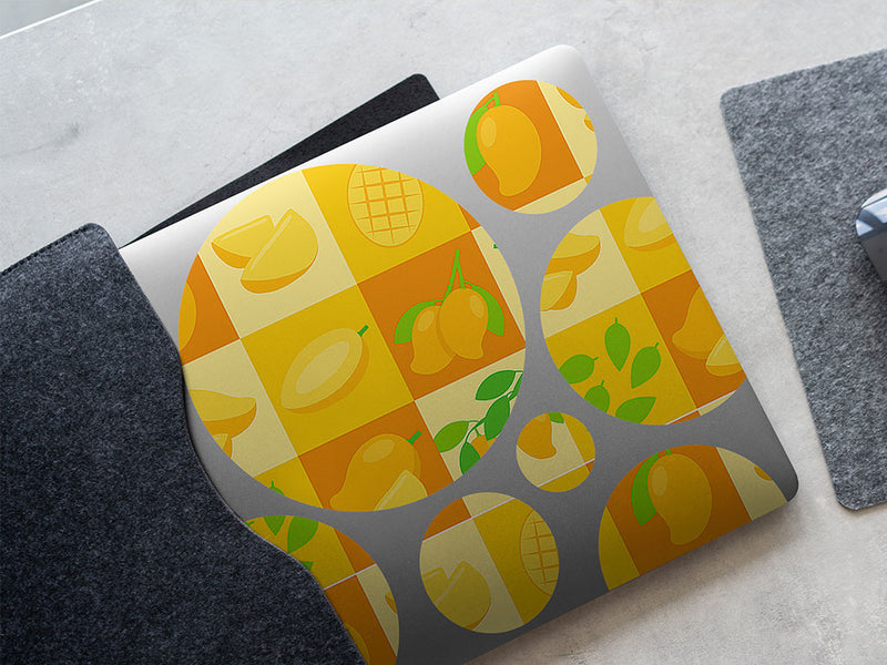 large earlygold fruit DIY Laptop Stickers