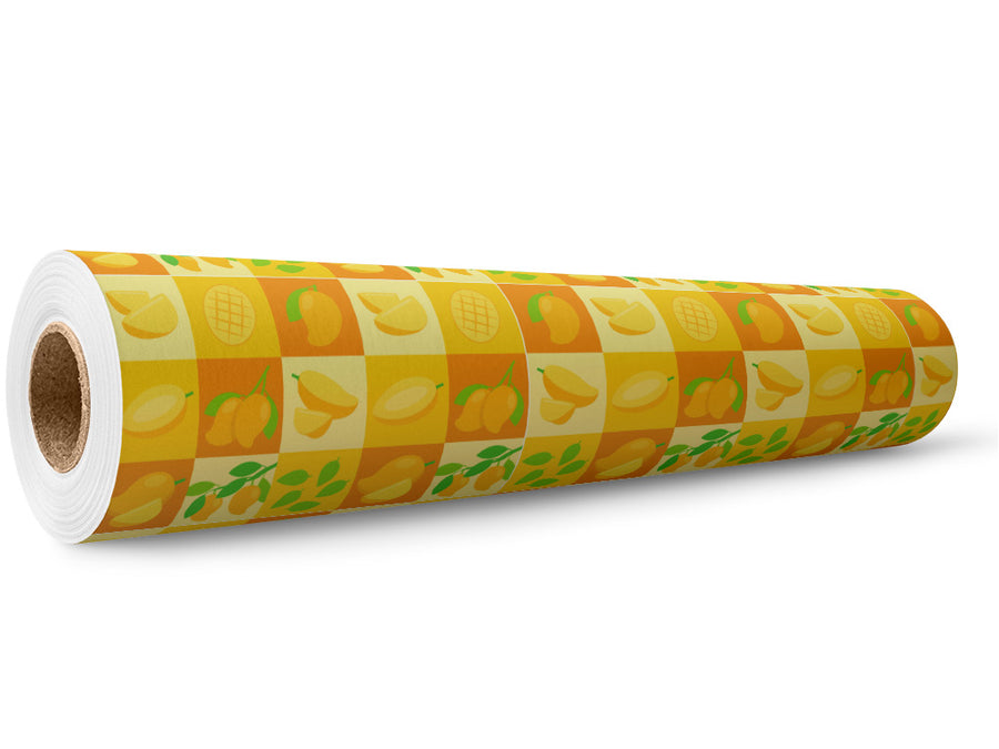 Large Earlygold Fruit Wrap Film Wholesale Roll~Rwraps Series 914 Digitally Printed Vinyl Roll~5