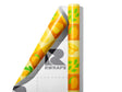 Large Earlygold Fruit Wrap Film Sheets~Rwraps Series 914 Large Earlygold Fruit Scrolled Sheet~3