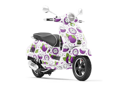 Large Lingsar Fruit Vespa Scooter Wrap Film