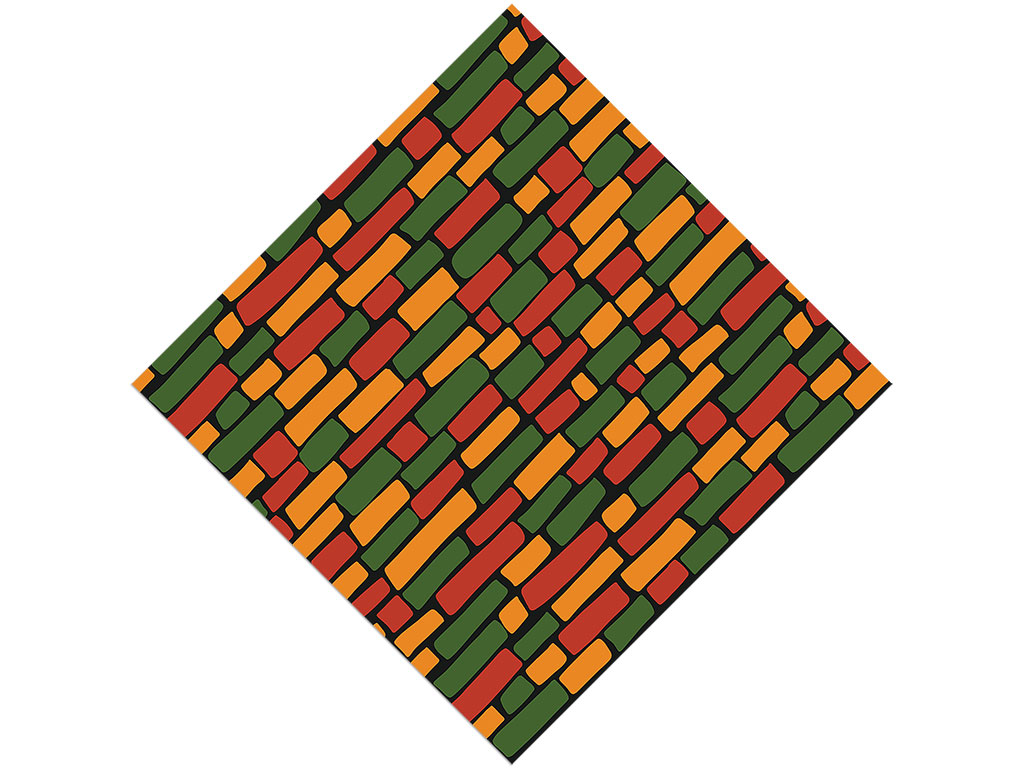Rcraft™ Large Rastafarian Stacked Brick Craft Vinyl | Brick Craft ...