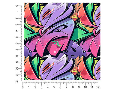 large twisted sister graffiti 1ft x 1ft Craft Sheets