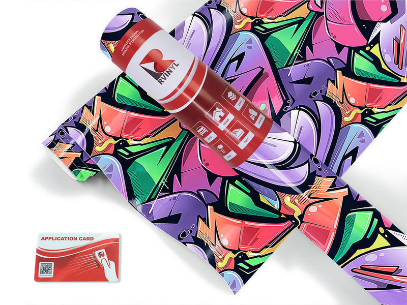 large twisted sister graffiti Craft Vinyl Roll