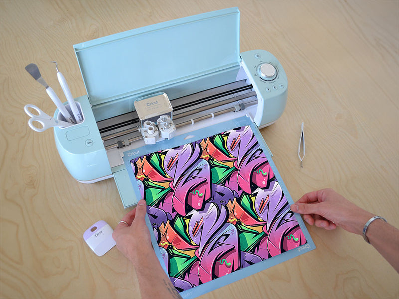 large twisted sister graffiti Cricut Compatible Vinyl
