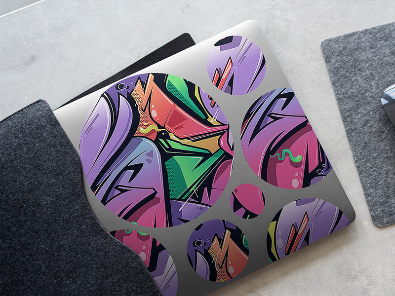 large twisted sister graffiti DIY Laptop Stickers