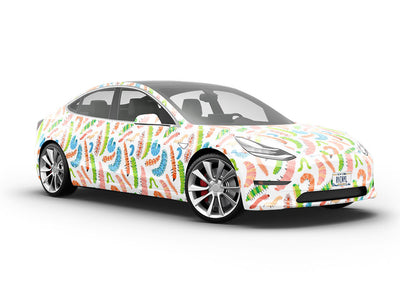 Larval Disco Bug Vehicle Vinyl Wrap