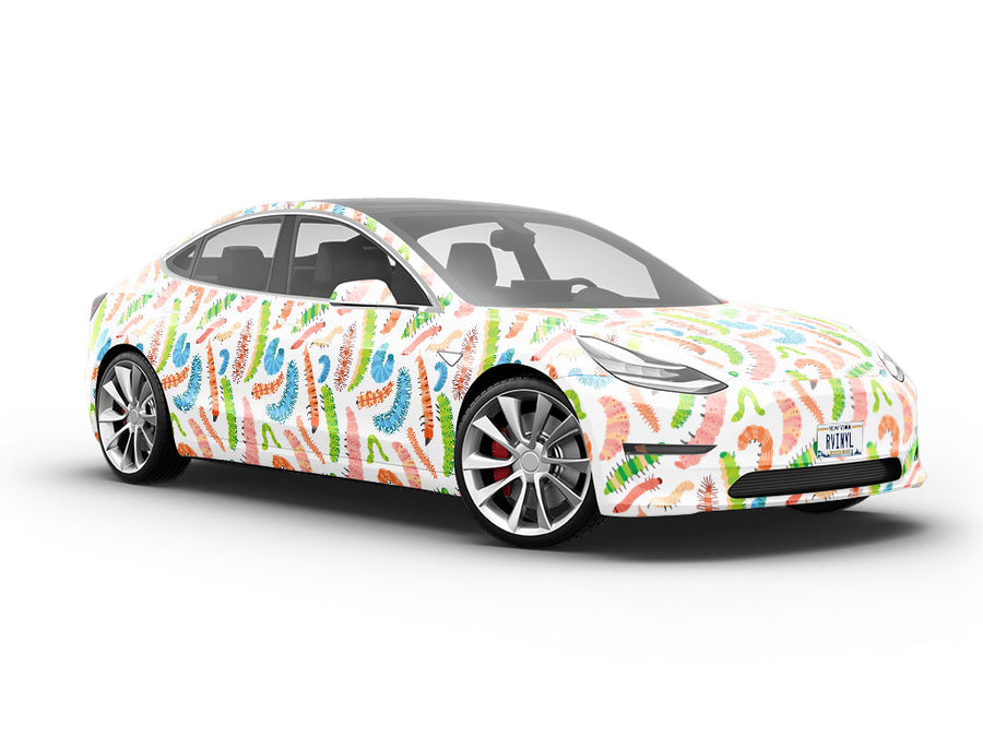 Larval Disco Bug Vehicle Vinyl Wrap
